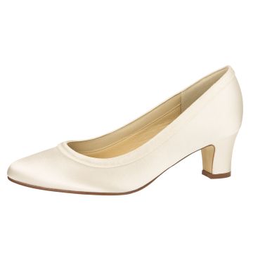 Brautpumps, ivory