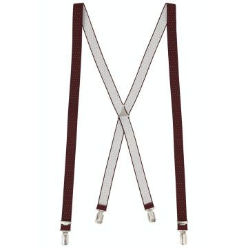 Hosenträger, red/white