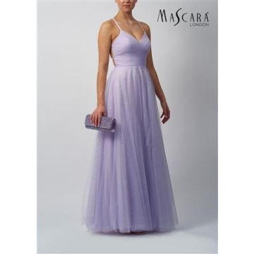 Abendkleid aus Tüll, dusty lavender