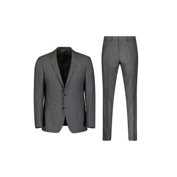 Anzug, medium grey/check