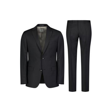 Anzug, black/grey/check