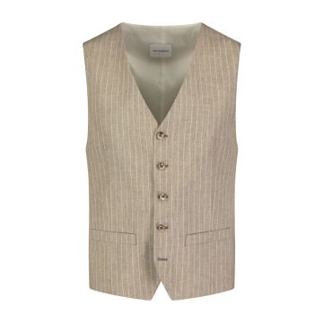 Weste - Baukasten, beige/streifen