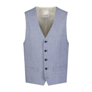 Weste - Baukasten, light blue/streifen