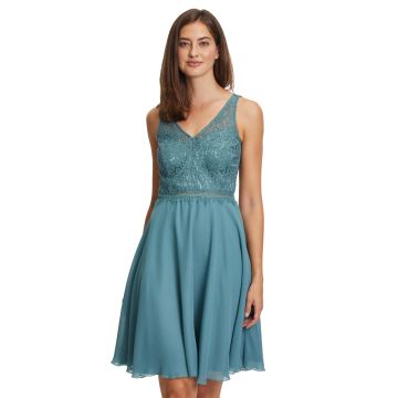 Cocktailkleid, eucalyptus green