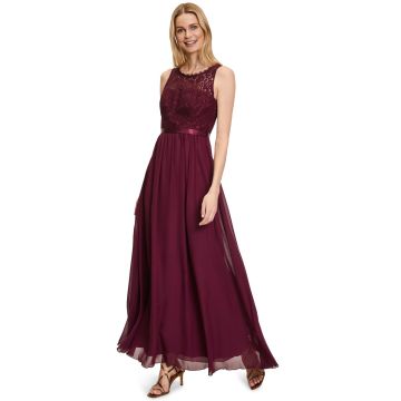 Kleid, shiny bordeaux