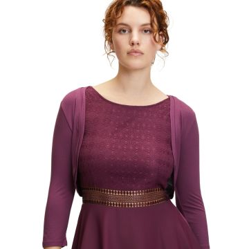 Jerseybolero, bordeaux