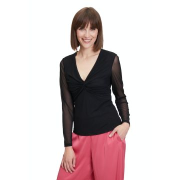 Mesh-Shirt, black