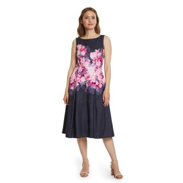 Festkleid,darkblue pink