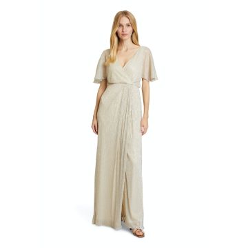 Abendkleid mit Arm, gold/silver