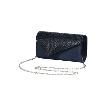Tasche, Satin/Glitzer, night sky