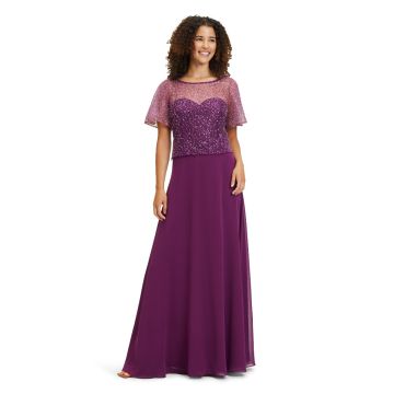 Abendkleid, real purple