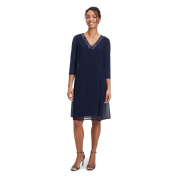 Kleid in Kastenform, night sky