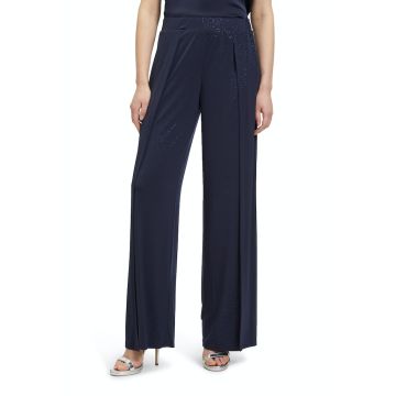 Marlenehose mit Glitzer, dark blue/blue