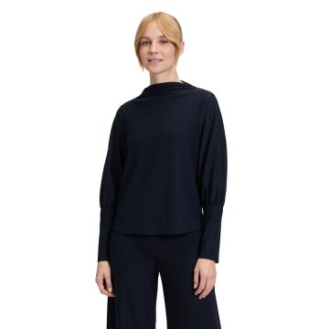 Blusenshirt mit Lurex, night sky