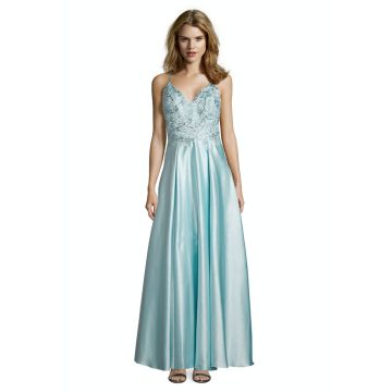 Abendkleid, mint/silver
