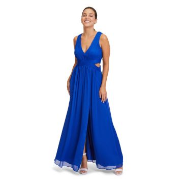 Abendkleid mit Cut-Outs, juwel blue
