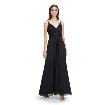 Abendkleid mit Glitzer, black