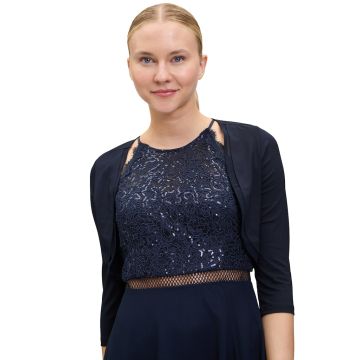 Bolero mit Chiffonkante, night sky