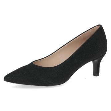 Glitzer-Pumps, black shimmer