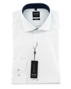 Hemd,body fit,white/white