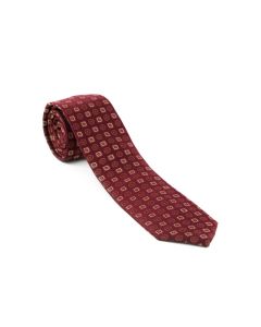 Krawatte,bordeaux/taupe