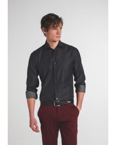 Hemd,slim fit,dark grey/black