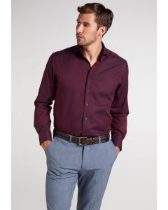 Hemd,modern fit,bordeaux/navy