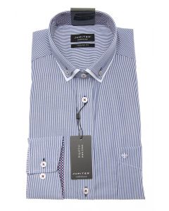 Hemd,modern fit,light blue/white