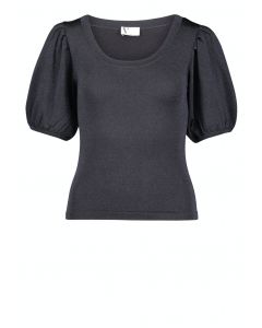 Strickshirt,dark blue/glitter