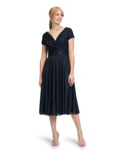 Maxikleid mit Glitzer grey/grey