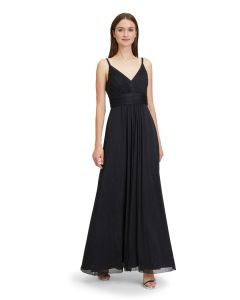 Abendkleid mit Glitzer, black