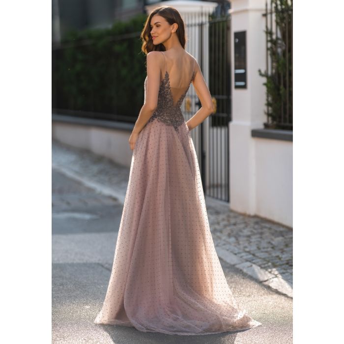 Abendkleid, etherea pink