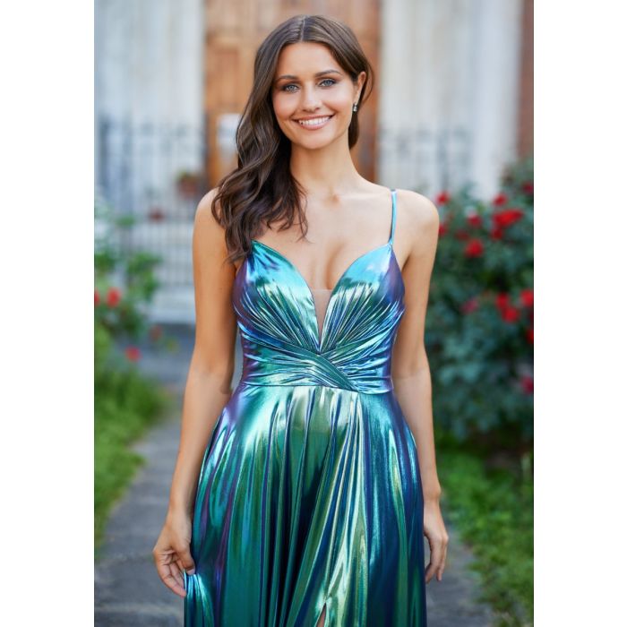 Jerseykleid, peacock green