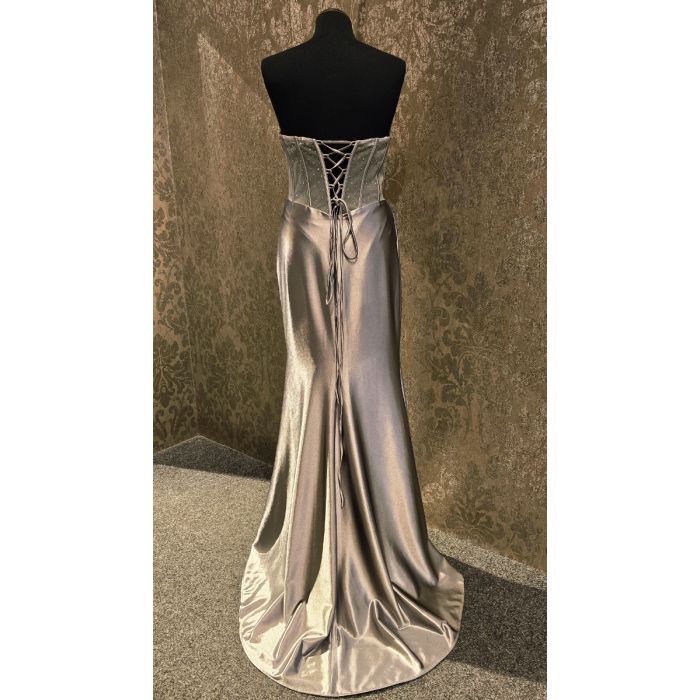 Abendkleid mit Corsage, grey