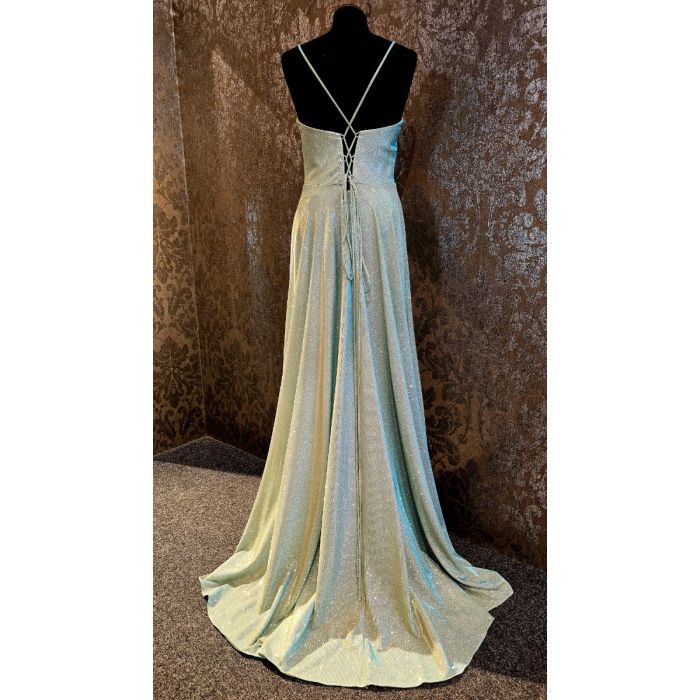Abendkleid, ocean/glitter
