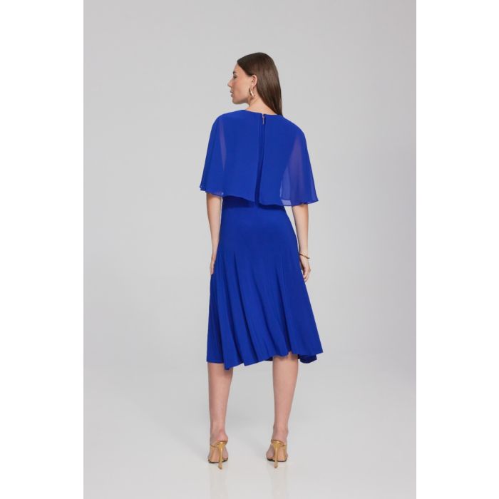Wickelkleid 3/4, saphir blue
