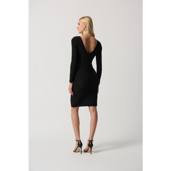 Etuikleid mit Strass, black/silver