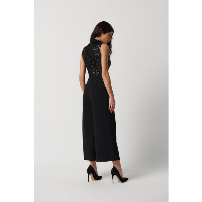 Overall mit Pailletten, black