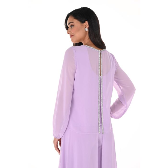 Chiffonbluse, amethyst