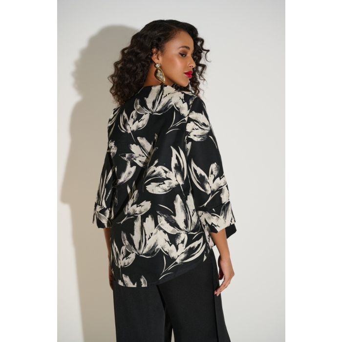 Swing-Jacket, elfenbein-schwarz
