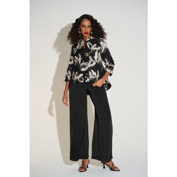 Swing-Jacket, elfenbein-schwarz