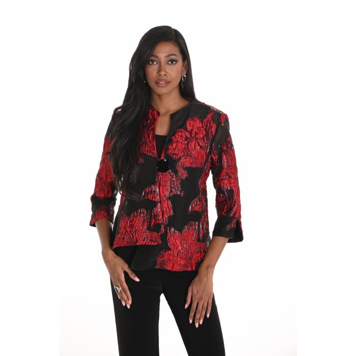 Blazer, black/red