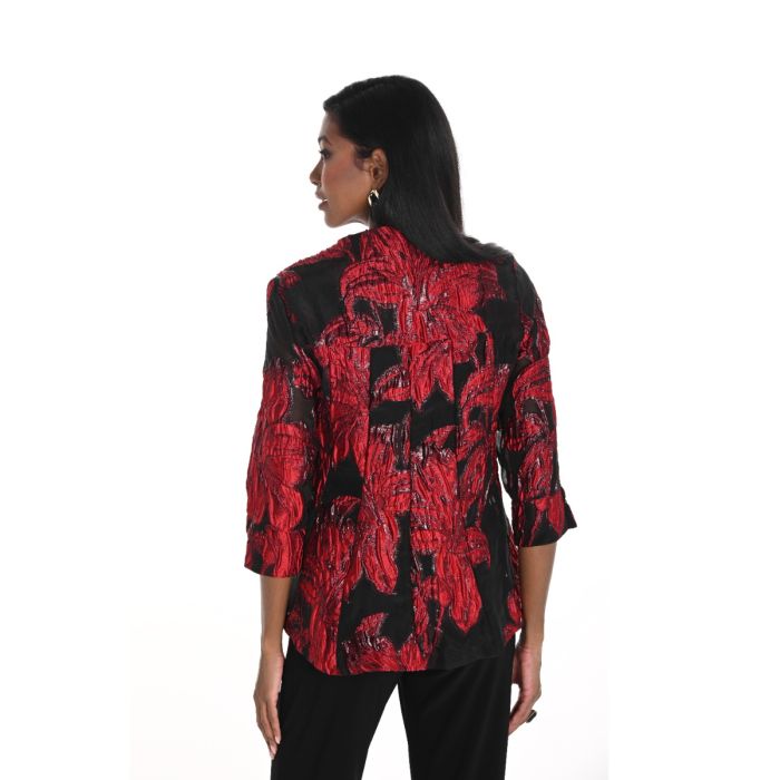 Blazer, black/red