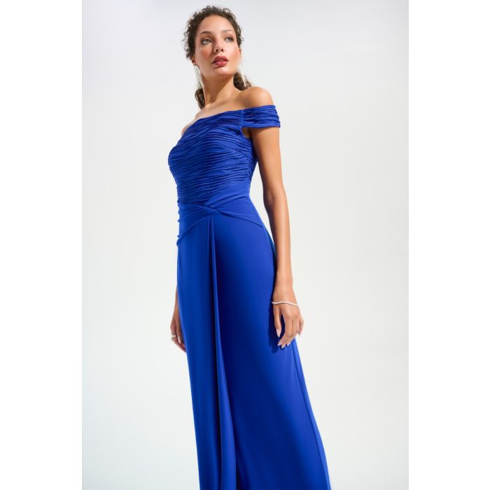 Abendkleid, saphire royal