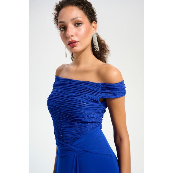 Abendkleid, saphire royal