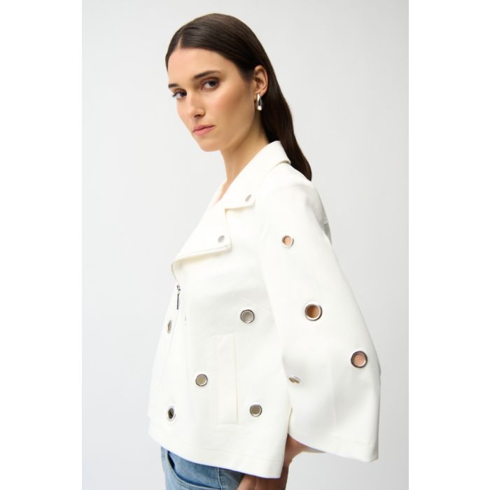 Da-Bikerjacke, vanille