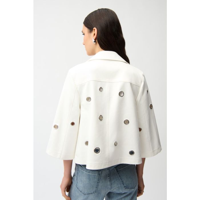 Da-Bikerjacke, vanille