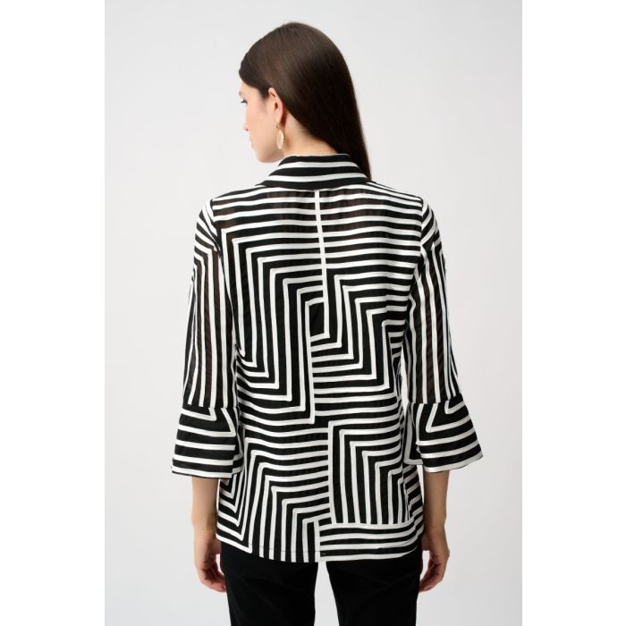 Da-Blazerjacke, black/white