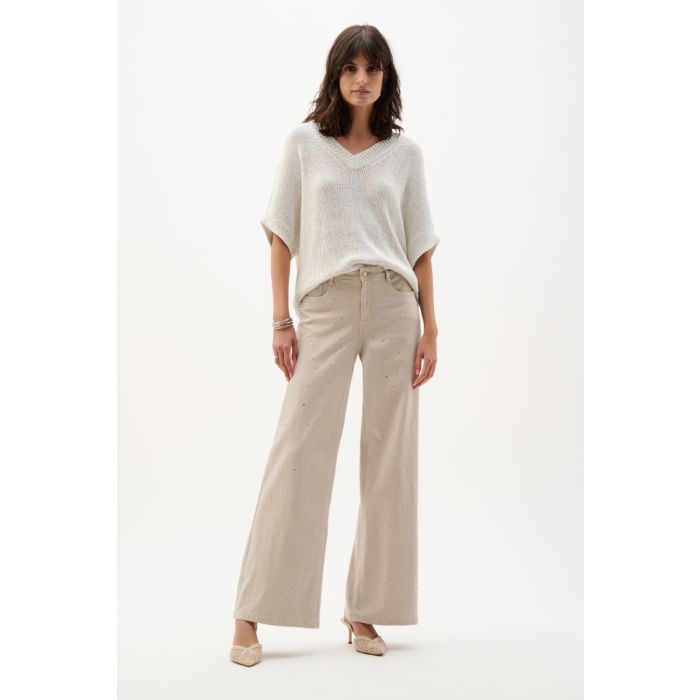 Da-Jeans mit Glitzer, perlmutt