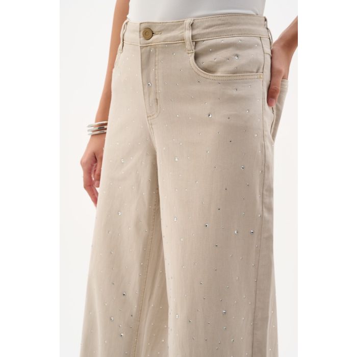 Da-Jeans mit Glitzer, perlmutt